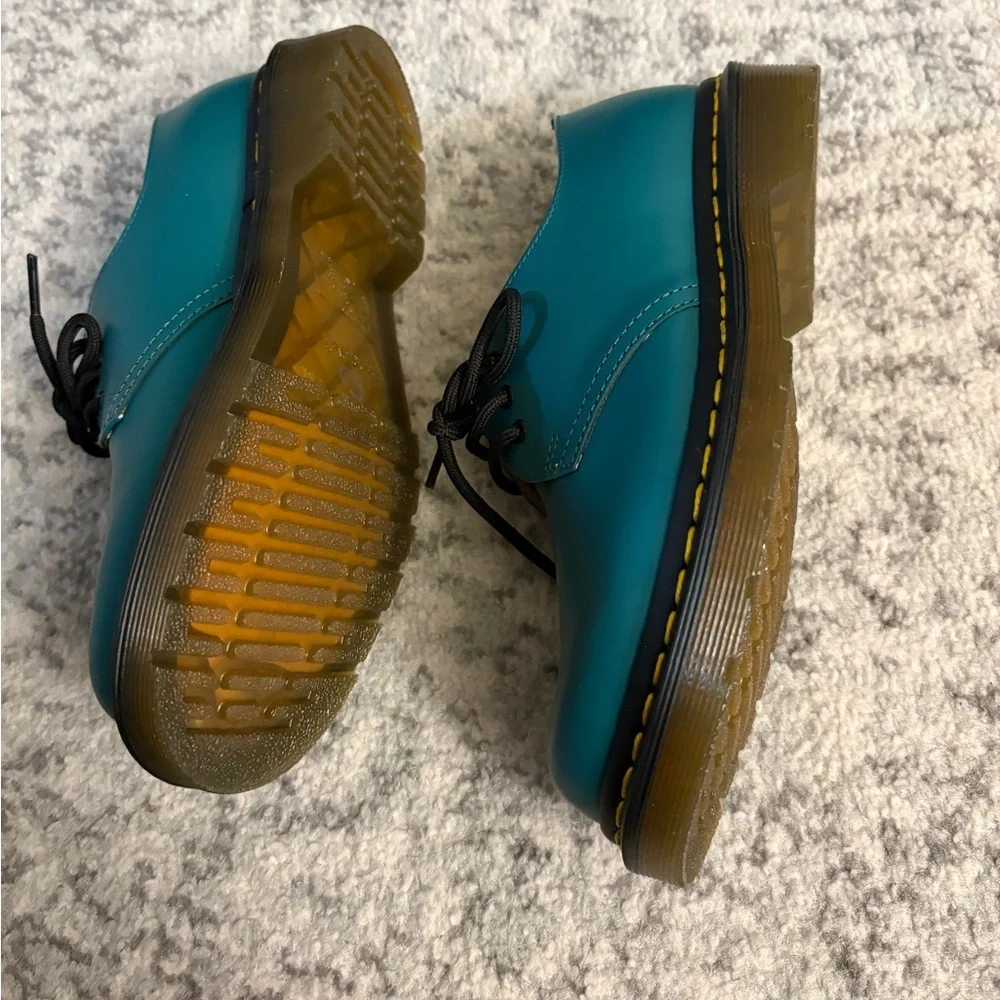 Dr Martens 1461 Teal Oxford Shoes Size 6 Brand New without tag - Picture 4 of 7
